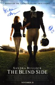 Quinton Aaron & Jae Head Dual Signed The Blind Side Movie Poster