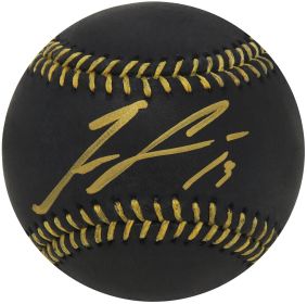 Ronald Acuna Jr. Signed Rawlings Official Black MLB Baseball