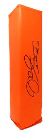 Mike Alstott Signed Orange Endzone Pylon