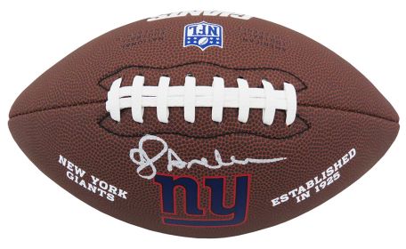 Ottis Anderson Signed Wilson New York Giants Brown Logo Football