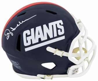 Ottis Anderson Signed New York Giants Throwback Riddell Speed Mini Helmet