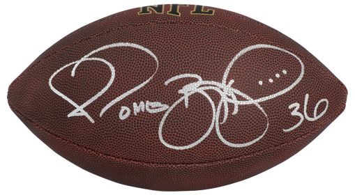 Jerome Bettis Signed Wilson Super Grip Full Size NFL Football