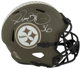 Jerome Bettis Signed Pittsburgh Steelers SALUTE Riddell Replica Helmet