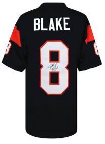 Jeff Blake Signed Black Custom Football Jersey w/95 Pro Bowl