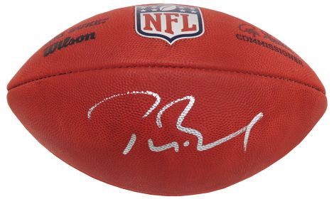 Tom Brady Signed Wilson Duke Official NFL Game Football