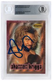 Shannon Briggs Signed 1991 Ringside Boxing Trading Card #R2