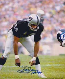 Willie Brown Signed Raiders Stance Photo w/HOF'84