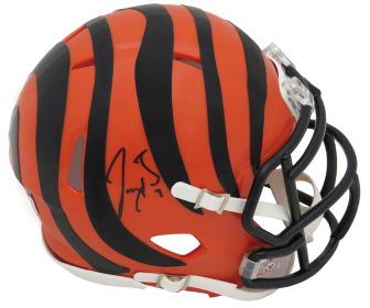 Joe Burrow Signed Bengals Riddell Speed Mini Helmet