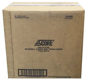 1990 Score Baseball Factory Sealed Set Case