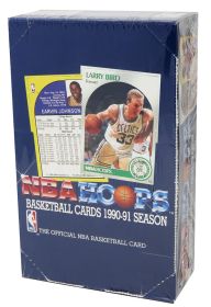 1990-91 Hoops Series 1 Basketball Factory Sealed Unopened Box