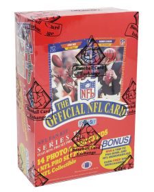 1989 Pro Set Series 2 Football Unopened Wax Box BBCE Wrapped