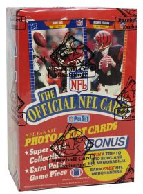 1989 Pro Set Series 1 Football Unopened Wax Box BBCE Sealed Wrapped