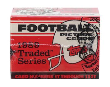 1989 Topps Traded Football Factory Set BBCE Wrapped From A Sealed Case