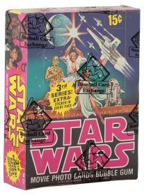 1977 Topps Star Wars Series 3 Unopened Wax Box BBCE Sealed Wrapped