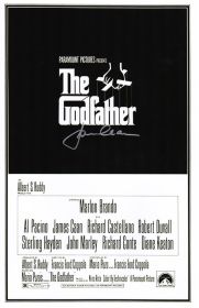 James Caan Signed The Godfather Movie Poster