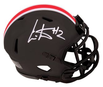 Cris Carter Signed Ohio State ECLIPSE Riddell Speed Mini Helmet