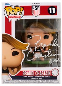 Brandi Chastain Signed USA Women's Soccer Funko Pop Doll #11