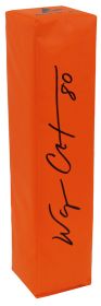 Wayne Chrebet Signed BSN Orange Football Endzone Pylon