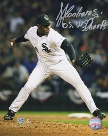 Jose Contreras Signed Chicago White Sox 2005 World Series Photo