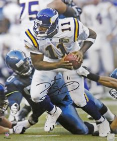 Daunte Culpepper Signed Minnesota Vikings Action Photo (16x20)