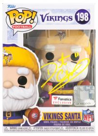 Daunte Culpepper Signed Minnesota Vikings 'SANTA' Funko Pop Doll #198