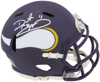 Daunte Culpepper Signed Minnesota Vikings Throwback Riddell Speed Mini Helmet