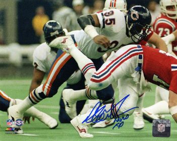 Richard Dent Signed Chicago Bears Super Bowl XX Sack Photo w/MVP XX