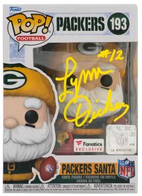 Lynn Dickey Signed Green Bay Packers 'SANTA' Funko Pop Doll #193