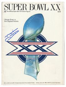 Mike Ditka Signed Super Bowl XX (20) Program