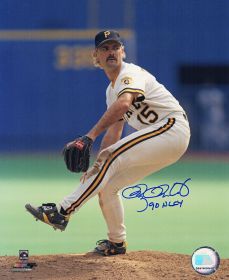 Doug Drabek Signed Pittsburgh Pirates Pitching Action Photo