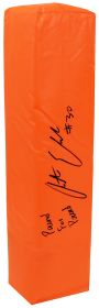 Austin Ekeler Signed Champro Orange Endzone Pylon w/Pound For Pound