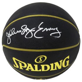 Julius "Dr. J' Erving Signed Spalding Elevation Black NBA Basketball