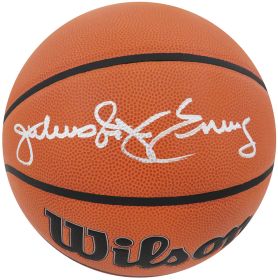 Julius "Dr. J' Erving Signed Wilson NBA Basketball