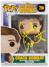 Emilio Estevez Signed The Mighty Ducks Coach Bombay Funko Pop Doll #790