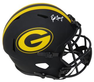 Brett Favre Signed Green Bay Packers Eclipse Riddell Speed Replica Helmet