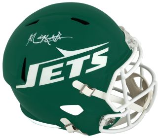 Mark Gastineau Signed New York Jets Throwback Riddell Replica Helmet