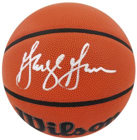 George Gervin Signed Wilson Indoor/Outdoor NBA Basketball