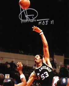 Artis Gilmore Signed San Antonio Spurs Hook Shot w/HOF'11