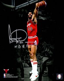 Artis Gilmore Signed Chicago Bulls Slam Dunk Spotlight w/HOF'11