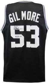 Artis Gilmore Signed Black Custom Basketball Jersey w/HOF'11