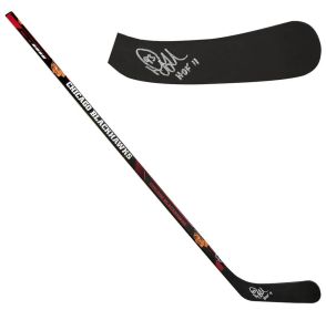 Doug Gilmour Signed Chicago Blackhawks Franklin Hockey Stick w/ HOF'11