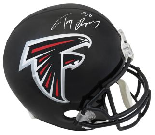 Tony Gonzalez Signed Atlanta Falcons Riddell Replica Helmet