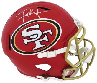 Frank Gore Signed San Francisco 49ers Riddell Speed Replica Helmet