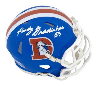 Randy Gradishar Signed Denver Broncos Throwback 'D Logo' Helmet