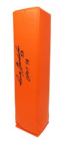 Randy Gradishar Signed Orange Endzone Pylon w/DPOY'78