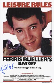 Jennifer Grey (Full Name Signature) Signed Ferris Bueller's Day Off Movie Poster