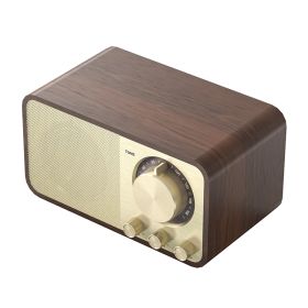 Wooden Bluetooth-Compatible Speaker Retro Soundbox Stereo