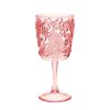 Paisley Plastic Wine Glasses Set of 4 (13oz)