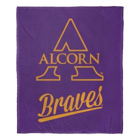 Alcorn State OFFICIAL NCAA "Alumni" Silk Touch Throw Blanket; 50" x 60"