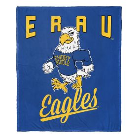 Embry Riddle OFFICIAL NCAA "Alumni" Silk Touch Throw Blanket; 50" x 60"